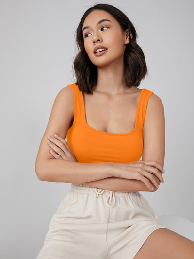 Square Neck Crop Top