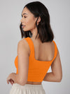 Square Neck Crop Top
