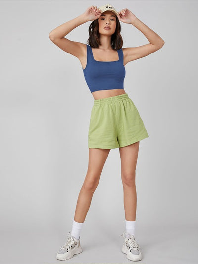 Square Neck Crop Top