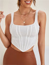 Square neck Cropped Tank Top