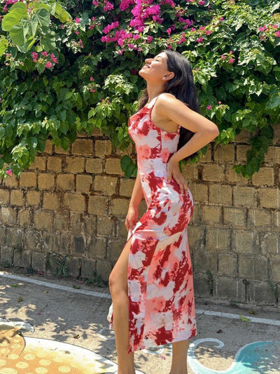 Women Bodycon Multicolor Dress