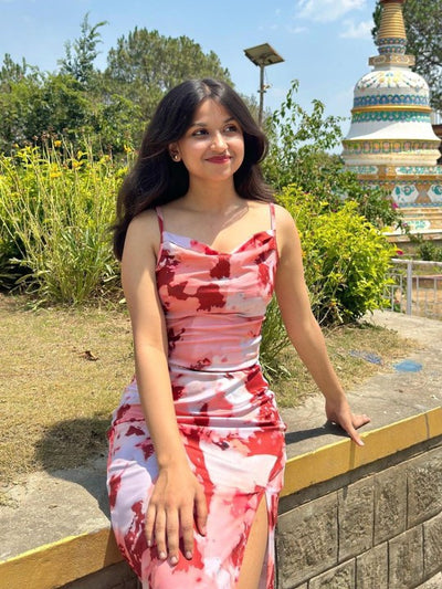 Women Bodycon Multicolor Dress
